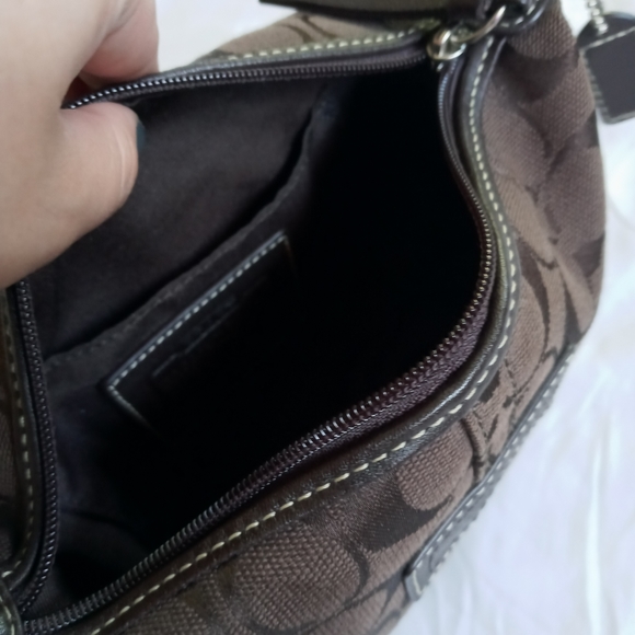 Coach vintage signature Mini Bag Genuine Leather - Picture 3 of 8